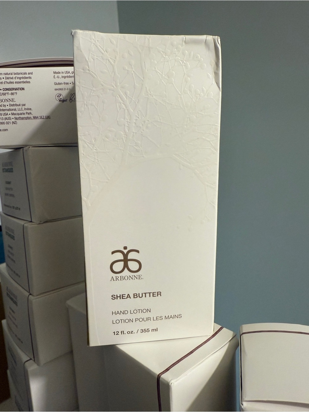 Arbonne Shea Butter Hand Lotion - White